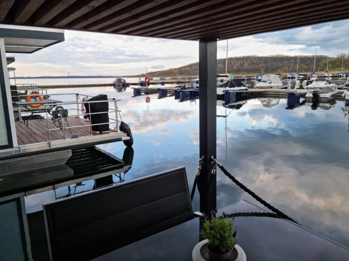 Hotel Hausboot Geiselruh Braunsbedra Exterior foto